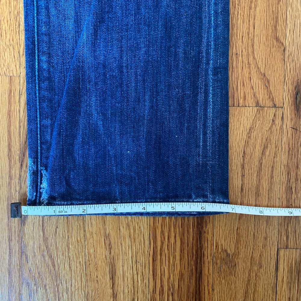 7 For All Mankind Indigo Straight Leg Jeans Women’s Size 25 - Picture 9 of 9